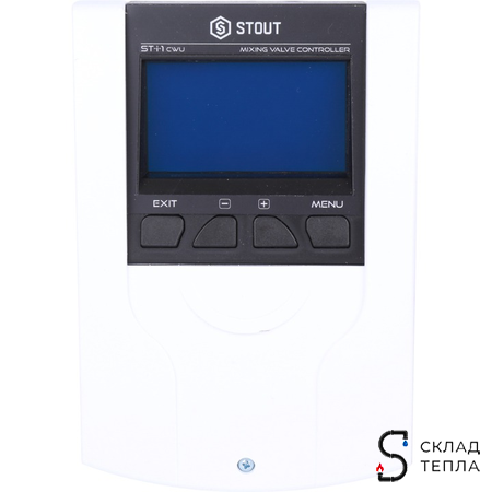 STOUT Контроллер для управления работой смесительного клапана i-1 CWU. Вид 1.