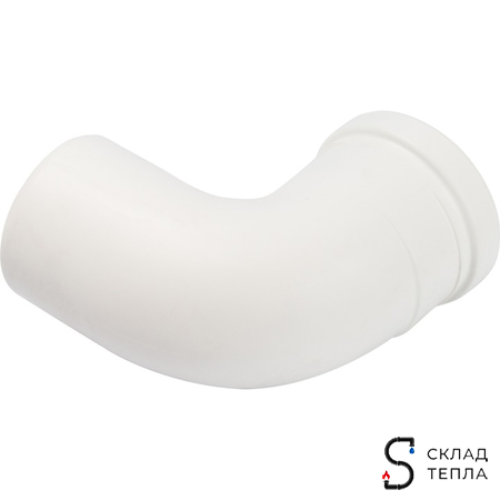 STOUT Элемент дымохода конденсац. угол 87° DN80 м/п PP-FE. Вид 2.