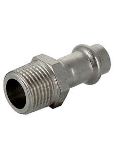 Переход на наружную резьбу SantechSystems 22 х 3/4' из нержавеющей стали под пресс