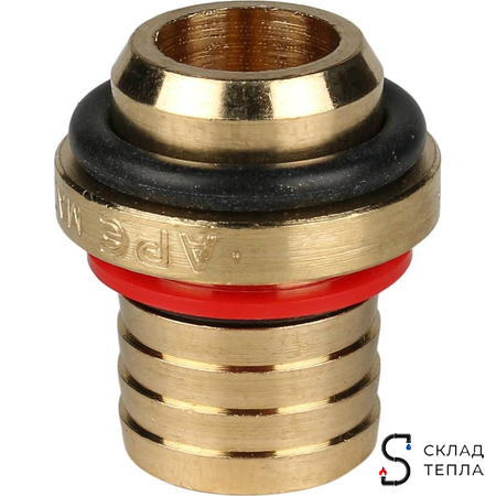 Переход на внутреннюю резьбу STOUT - 20 x 1/2" (винтовой, для металлопластиковых труб). Вид 7.