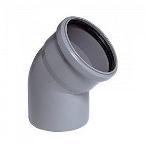 Отвод 45° для внутренней канализации СИНИКОН - 40