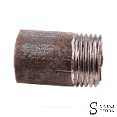 Резьба сталь Ду 65 L=57мм из труб по ГОСТ 3262-75 КАЗ. Вид 7.