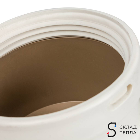 STOUT Элемент дымохода DN80/80 адаптер для подкл. разд. труб (совместимый  Vaillant,Ptotherm New ) . Вид 5.