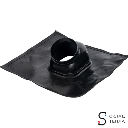 Проход через наклонную кровлю для коаксиальных дымоходов STOUT D60/100, D80/100, D80/125 мм.. Вид 1.