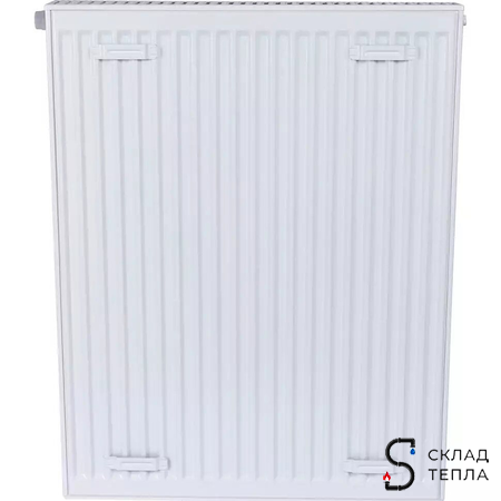 Радиатор стальной KERMI FTV 22 - высота 900 мм, длина 2300 мм с нижним подключением. Вид 4.