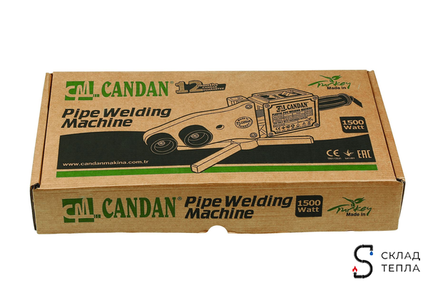 Паяльник для ППР труб CANDAN CM-06 BOX (20-40мм, 1500 Вт). Вид 3.