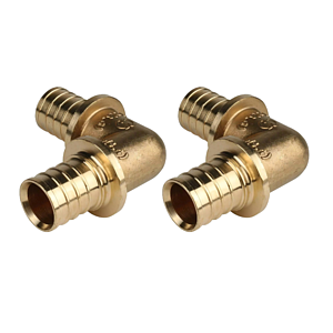 Отвод 90° STOUT - 20 (для труб из сшитого полиэтилена, комплект - 2 шт)