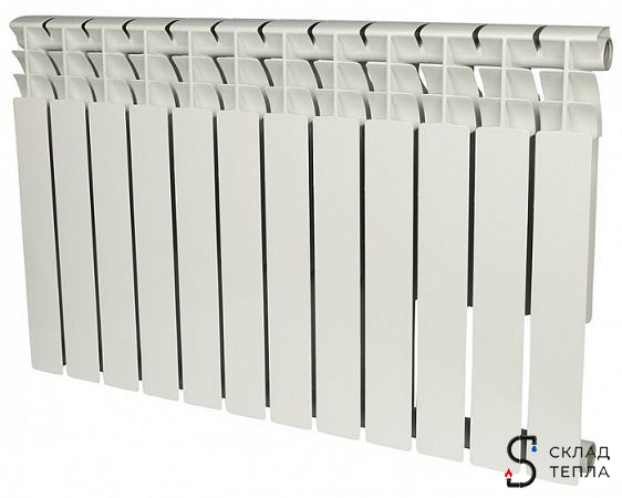 Радиатор биметаллический ROMMER Profi Bm 500 - 14 секций. Вид 1.