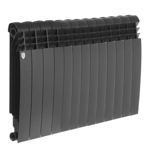 Радиатор биметаллический Royal Thermo BiLiner 500 Noir Sable (Чёрный) - 13 секций