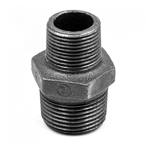 Ниппель переходной чугун Ду 40х15 (1 1/2"х1/2") НР Fittex PLUS (2шт) Ниппель переходной чугун Ду 40х15 (1 1/2'х1/2') НР Fittex PLUS (2шт)