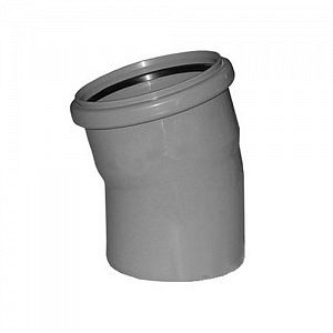 Отвод 15° для внутренней канализации СИНИКОН - 110