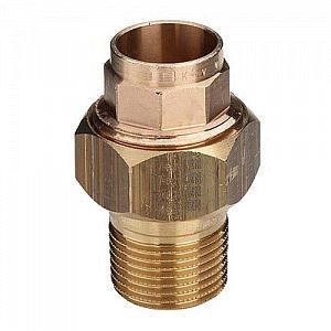 Переход на наружную резьбу разъемный Viega R4 94341G - 18 x 1/2' (для медных труб под пайку)