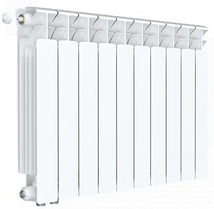 Радиатор биметаллический Rifar Base Ventil 500 - 10 секций (подключение нижнее слева) Радиатор биметаллический Rifar Base Ventil 500 - 10 секций (подключение нижнее слева)