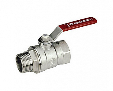Кран шаровой Giacomini R254DL - 1/2" (ВР/НР, PN42, Tmax 185°С, ручка-рычаг красная) Кран шаровой Giacomini R254DL - 1/2' (ВР/НР, PN42, Tmax 185°С, ручка-рычаг красная)
