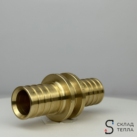 Муфта аксиальная TIM - 16 (для труб из сшитого полиэтилена, 10 шт). Вид 6.