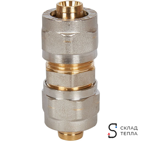 Муфта STOUT - 16 (винтовая, для металлопластиковых труб). Вид 4.