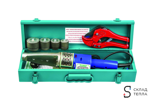 Паяльник для ППР труб CANDAN CM-02 SET (20-40мм, 700 Вт). Вид 2.