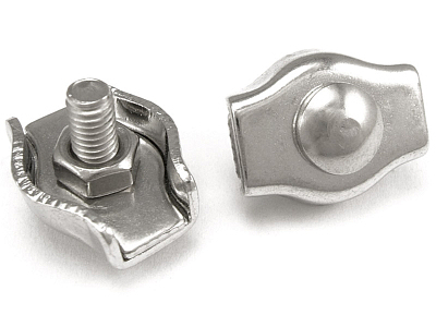 Зажим для троса нержавеющий 5 мм (Simplex, 4 шт.)