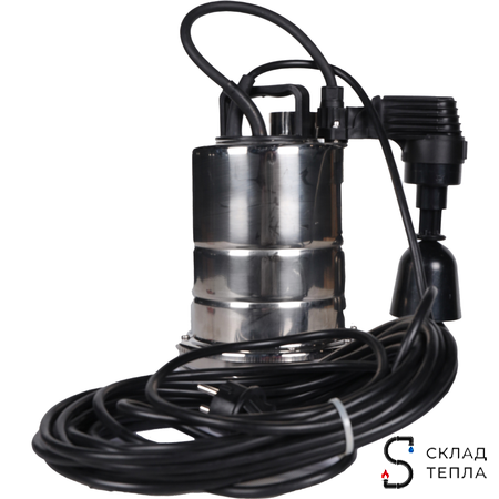 Насос дренажный STOUT с вертикальным поплавком (700Вт, Hmax 10м, Qmax 10500 л/ч). Вид 3.