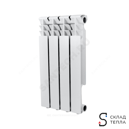 Радиатор алюминиевый Ogint Delta Plus 500 10 секций. Вид 2.