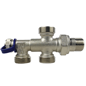 Узел для нижнего подключения радиатора TIM 1/2'х3/4'ЕК (для двухтрубных систем)