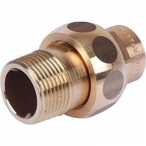 Переход на наружную резьбу разъемный Sanha 22х1/2' для медных труб под пайку 4331g