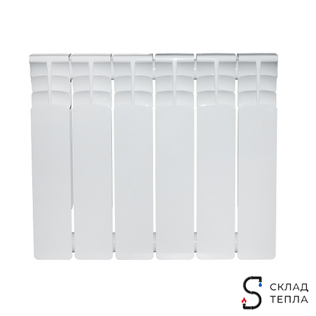 Радиатор биметаллический STOUT Space 350 - 10 секций. Вид 4.