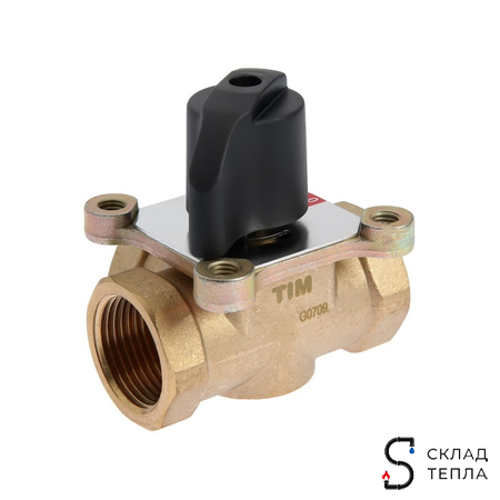 Клапан смесительный трехходовой TIM - 1". Вид 2.