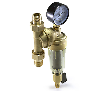 Фильтр свободного вращения 1/2' (для холодной воды, пластиковая чаша)