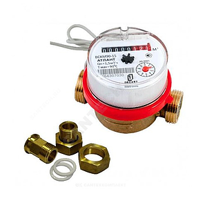 Счётчик г/в и х/в Декаст ВСКМ-15 ДГ 1/2' В/К импульсный