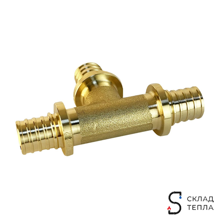 Тройник аксиальный VALFEX - 20 (для труб из сшитого полиэтилена). Вид 6.