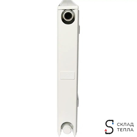 Радиатор стальной KERMI FKO 12 - высота 400 мм, длина 1000 мм с боковым подключением. Вид 12.