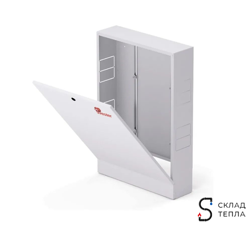 Шкаф распределительный накладной Wester - (ШРН3) 5-7 выходов 697X118X652-715. Вид 3.