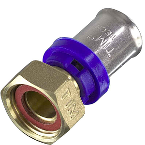 Переход на накидную гайку TIM - 16 x 1/2' (прессовой, для металлопластиковых труб)