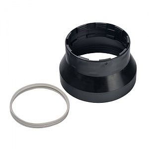 Адаптер для гермитизации терминала при проходе через крышу коаксиального дымохода STOUT D60/100 мм