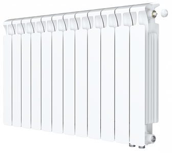 Радиатор биметаллический Rifar Monolit Ventil 500 - 13 секций (подключение нижнее справа)