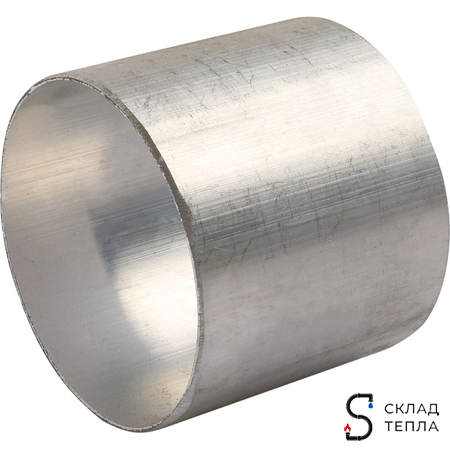 STOUT Элемент дымохода адаптер M-M Д 60 L=50. Вид 2.