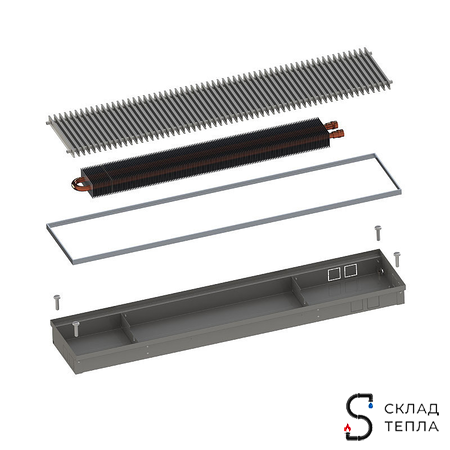 Конвектор внутрипольный Itermic  ITTL.090.340.1500 (1017 Вт). Вид 1.