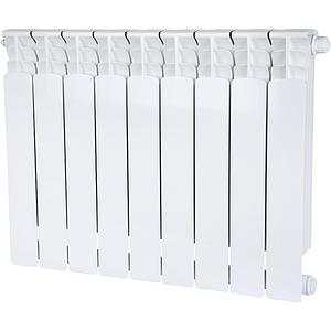 Радиатор биметаллический STOUT SPACE 500 - 9 секций с нижним подключением