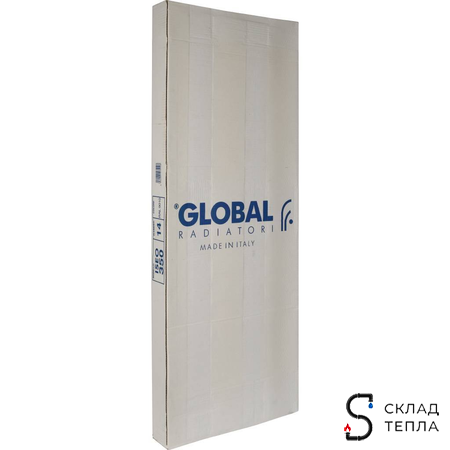Радиатор алюминиевый GLOBAL ISEO 350 - 16 секций. Вид 11.