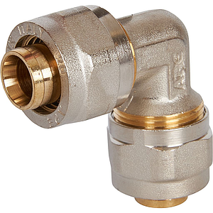 Отвод 90° STOUT - 20 (винтовой, для металлопластиковых труб)