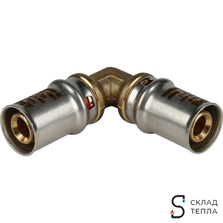 Отвод 90° STOUT - 16 (прессовой, для металлопластиковых труб). Вид 3.