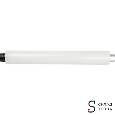 Комплект прохода через стену для коаксиального дымохода STOUT D60/100 мм (для Vaillant, Protherm). Вид 3.