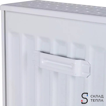 Радиатор стальной KERMI FTV 22 - высота 900 мм, длина 2300 мм с нижним подключением. Вид 10.