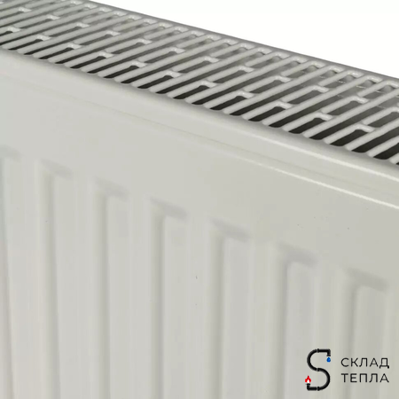 Радиатор стальной KERMI FTV 22 - высота 400 мм, длина 500 мм с нижним подключением. Вид 6.