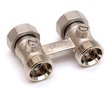 Узел нижней подводки RIFAR двойной прямой евроконус G 3/4'