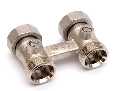 Узел нижней подводки RIFAR двойной прямой евроконус G 3/4'