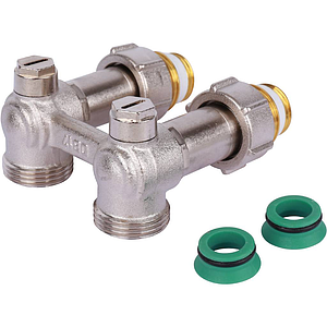 Узел нижнего подключения угловой телескопиеский Meibes 3/4'BPx1/2'HP