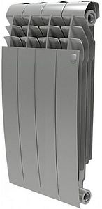 Радиатор алюминиевый Royal Thermo Biliner Alum 500 Silver Satin  - 4 секций