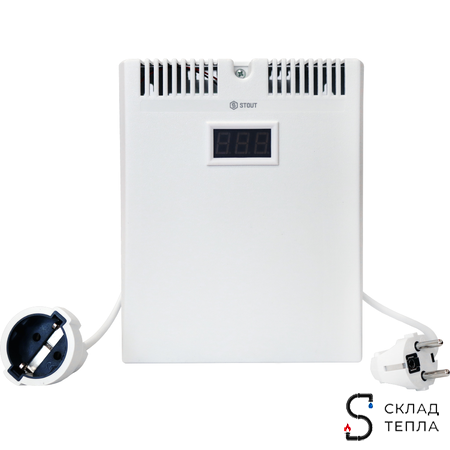 Стабилизатор сетевого напряжения STOUT ST 900. Вид 1.